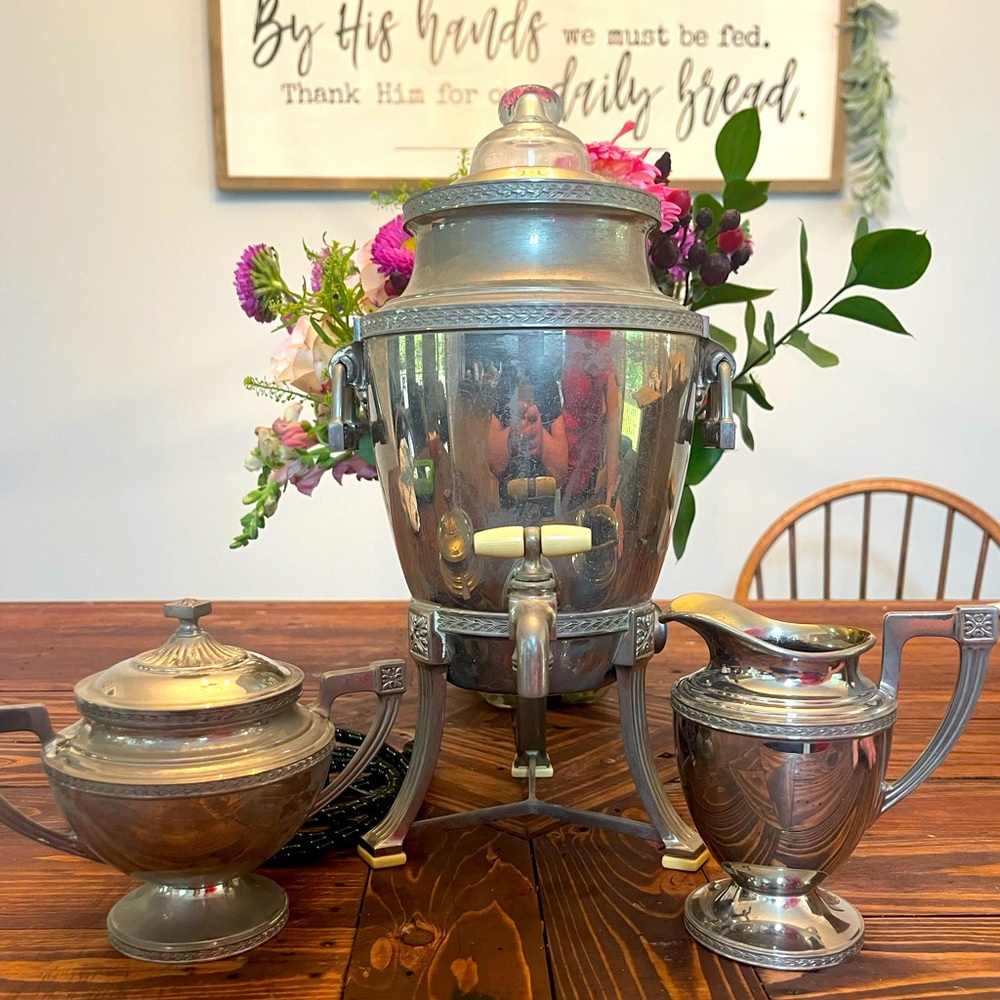 1920’s Universal Landers Frary & Clark No. 9189 Percolator Set!